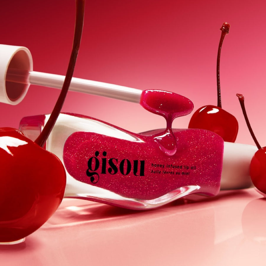 Gisou Huile pour Lèvres Infusée de Miel #Cherry