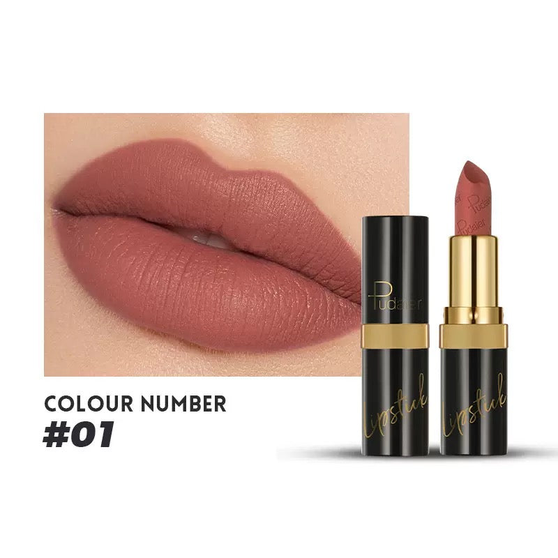 Pudaier Matte Velvet Lipstick Color #01