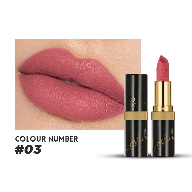 Pudaier Matte Velvet Lipstick Color #03