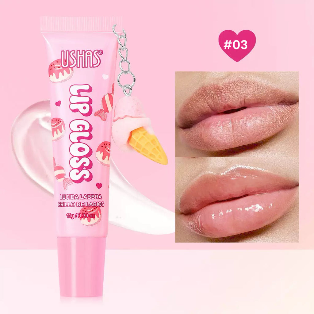 USHAS Transparent Fruit Lip Gloss #03