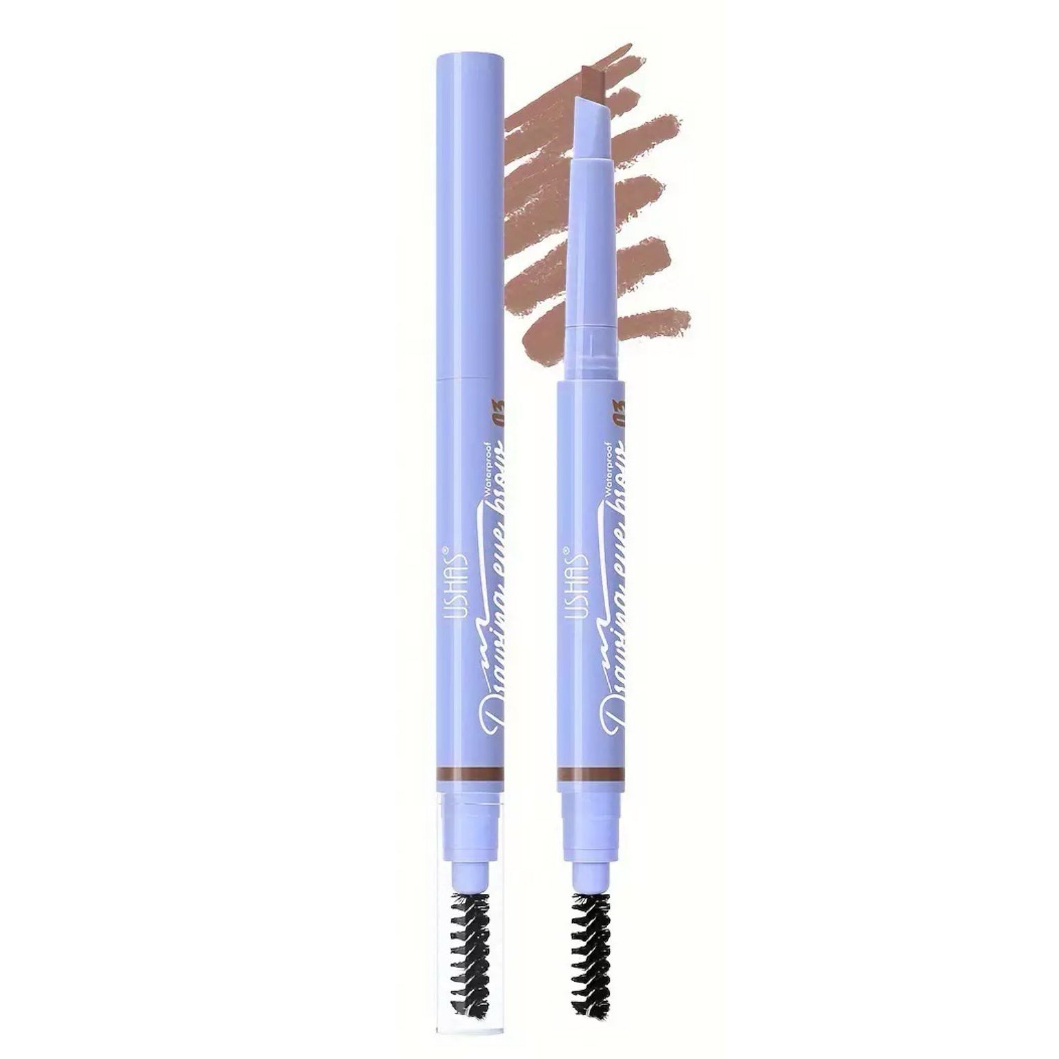USHAS Eyebrow Pencil Waterproof #03 Light Brown