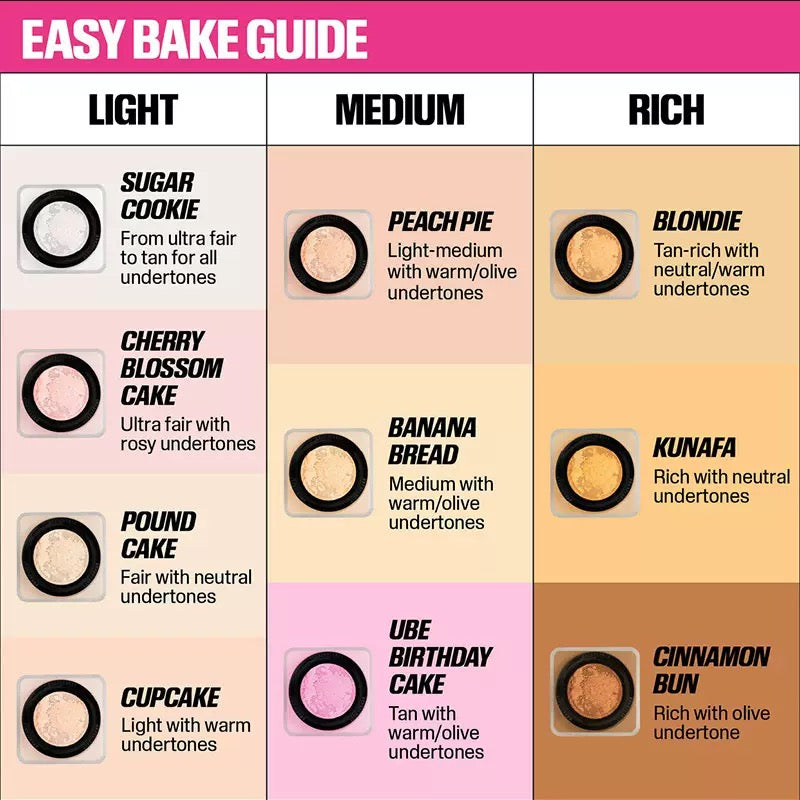 HUDA BEAUTY Easy Bake Loose Powder #Sugar Cookie